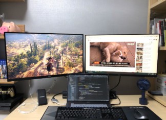 듀얼 헤드를 가진 카멜 마운트 GMA-2d+ 모니터 암 사용 후기: 책상 활용도와 건강 개선을 한 번에